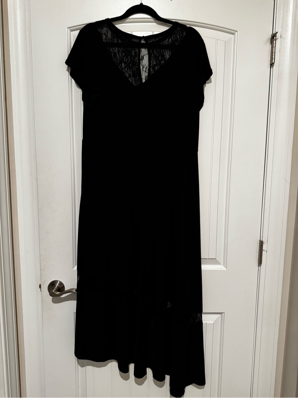 Torrid asymmetrical Black dress with lace - Picture 3 of 3
